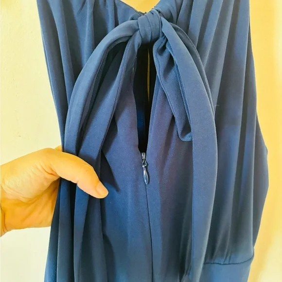 Cobalt blue wide-legged Vince Camuto jumpsuit size small - Picture 6 of 7